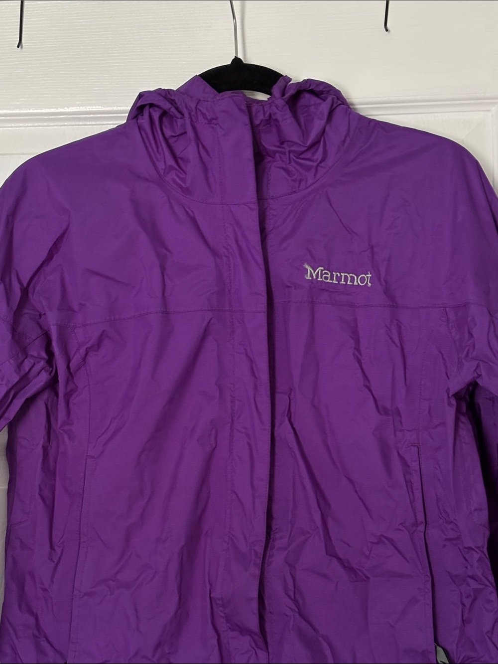 Marmot Women's Hooded Purple Shell Jacket